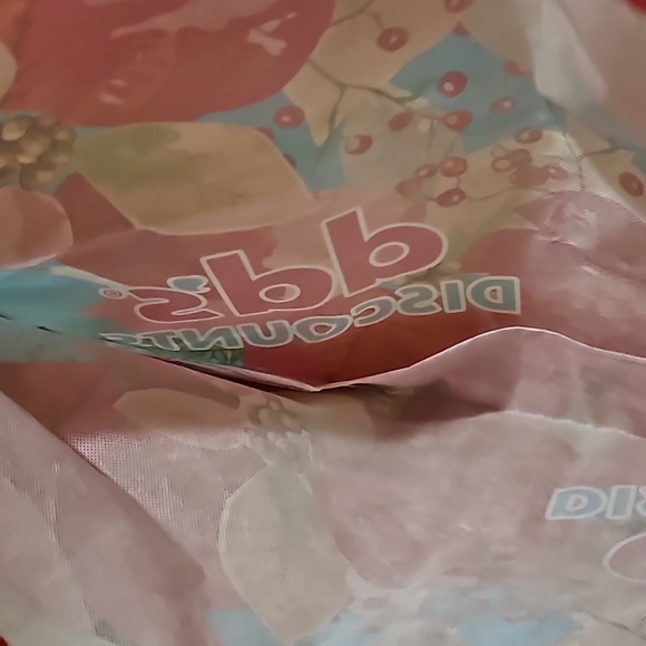 Floral Large Reusable Plastic Cloth Shopping Bags Reseller Groceries Bins REC - Picture 7 of 8